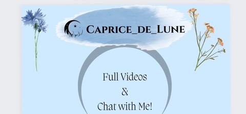 🧚🏼🌙 Caprice de Lune 🌈✨ cover image