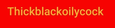 Thickblackoilycock cover image