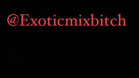 Exoticmixbitchh cover image