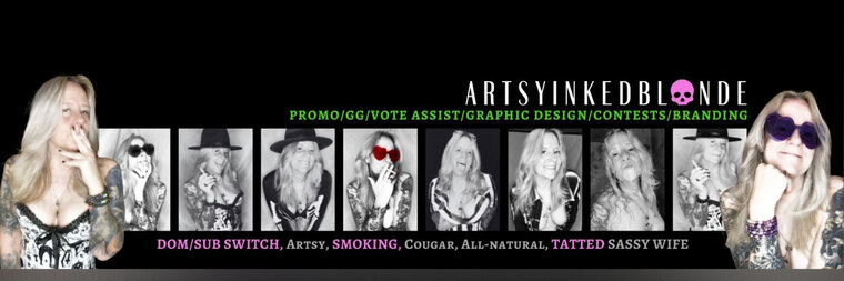 💀ArtsyInkedBlonde🕸️🔝7%🔥💀 cover image