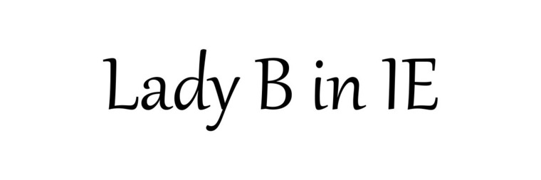 Lady_B_in_IE cover image
